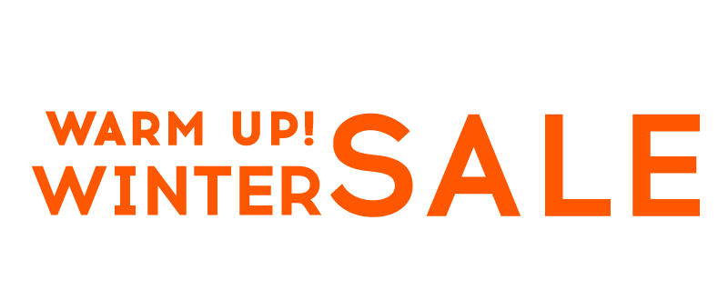 対象商品購入で豪華賞品が当たる！WARM UP! WINTER SALE 2023/1/16(mon)〜2023/3/15(wed)