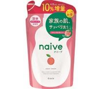 ナイーブ　ボディソープ　詰替10％増量　　桃の葉エキス配合写真