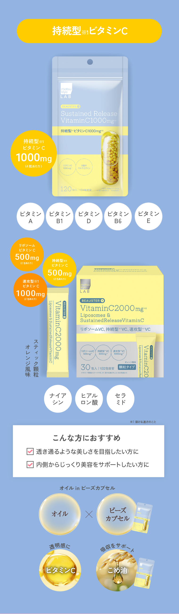 持続型※1ビタミンC