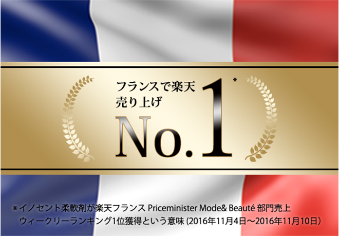 フランスで楽天売り上げNo.1