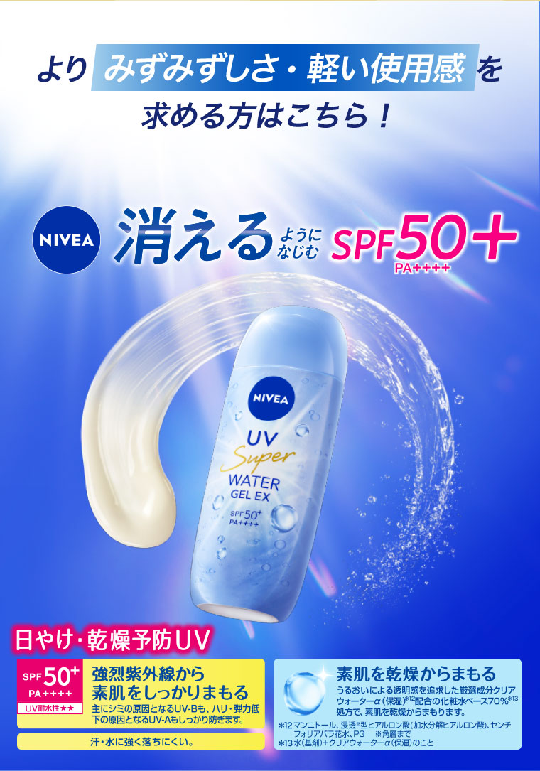 よりみずみずしさ・軽い使用感を求める方はこちら！
