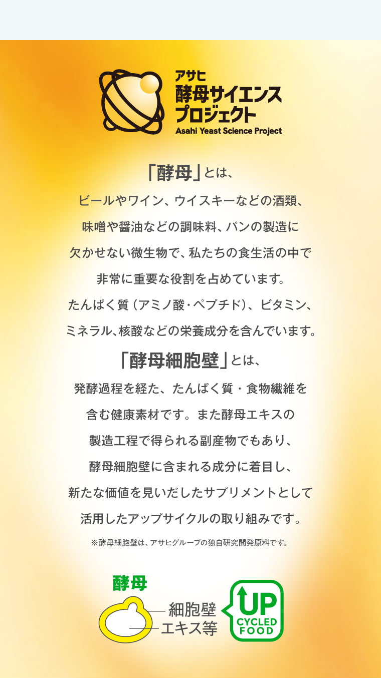 アサヒ酵母サイエンスプロジェクトの説明